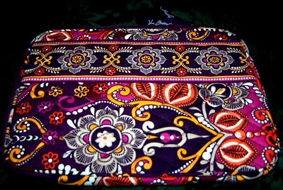 Lovely 8X10in New Vera Bradley Safari Sunset Pattern Retired Tablet/Small Book P