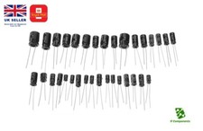 Electrolytic Capacitors 5pcs from 36 Values 0.1uF 50V-1000uF 10V to 50V