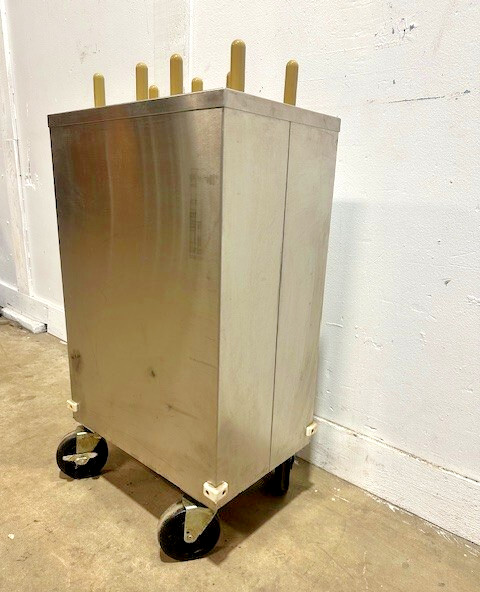 "TABLEWARE 2CP-MC-7"  7" PLATE DUAL HOLDER DISPENSER CARRIER CART ON CASTERS
