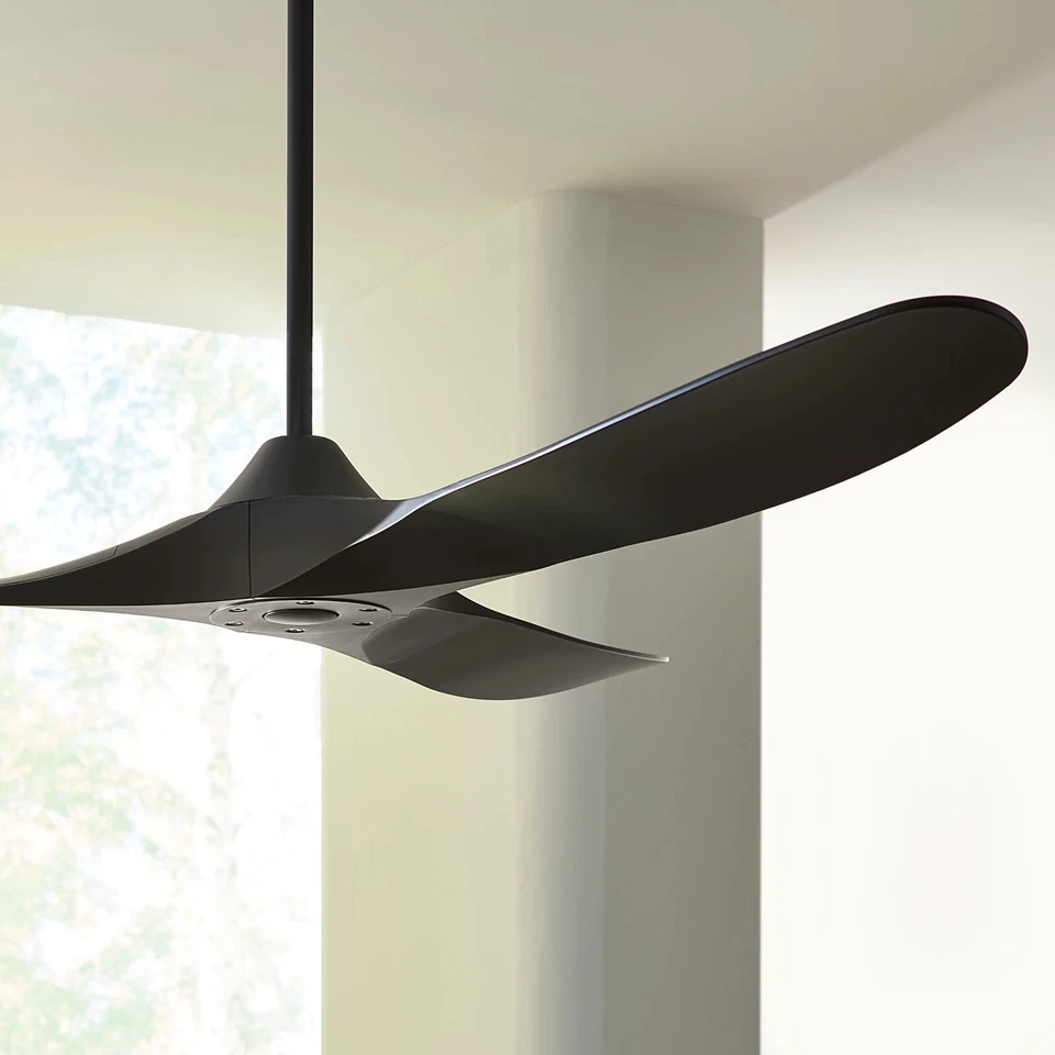 Visual Comfort Maverick Coastal 60" Ceiling Fan in Midnight Black Finish - Image 2 of 4