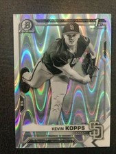 KEVIN KOPPS 2021 Bowman Draft Chrome Lite Black & White RayWave Refractor