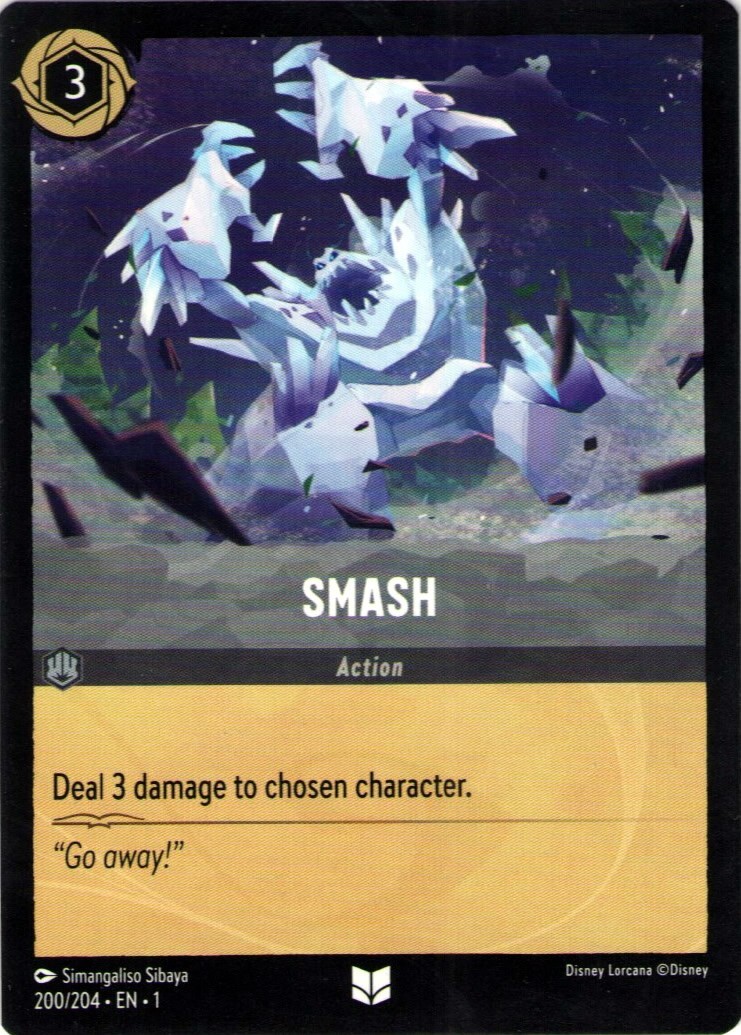 SMASH - 2023 Disney Lorcana 200/204 - First Chapter