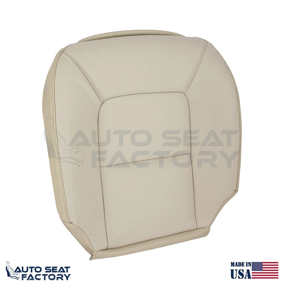 Cubierta de asiento de vinilo bronceada inferior del lado del conductor Volvo S80 2007-2016 de repuesto Foto 3 de 4