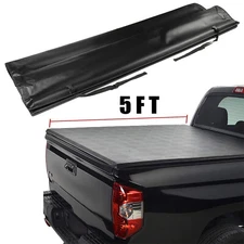 5FT Soft Roll-Up Fits 2017-2024 Honda Ridgeline Tonneau Cover Truck Bed
