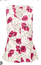 Cabi New NWT Fanfare Top #8019 Cream pink XS - XL REDUX Was $79 