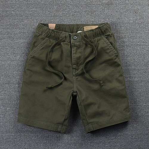 New Drawstring Chino Shorts Mens Cargo Combat Work Elasticated Waist Half Pants - Picture 7 of 28