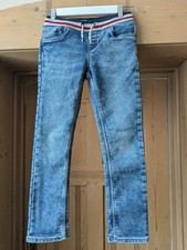 Thermohose Thermojeans Jeans Hose Jungen hellblau 140 Gummibund