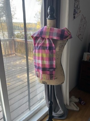 Multiple Color Checkered Scarf Better Than Cashmere