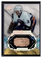 2019-20 Upper Deck Engrained Remnants 001/100 Billy Smith #R-BI HOF Serial #'d 1