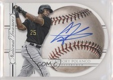 2015 Panini National Treasures 60/99 Gregory Polanco #40 Auto 2a9