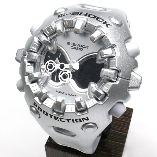 CASIO GA-V01A-8AJF Wristwatch Quartz Silver Metallic G-SHOCK Open World - Picture 2 of 7