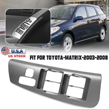 Left Front Door Panel Window Switch Bezel For Toyota Matrix Pontiac Vibe 03-08