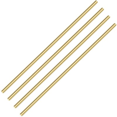 Brass Solid Round Rod Lathe Bar Stock 3/16 Inch in Diameter 14 Inches in Leng...