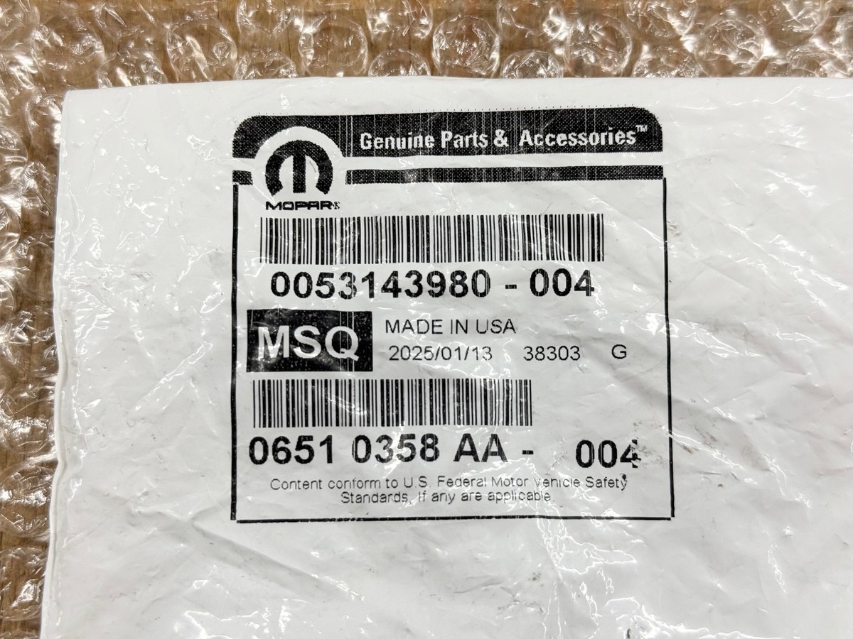 HEX NUTS for 07-18 JEEP WRANGLER JK (M6X1.00X24.00) GENUINE MOPAR
