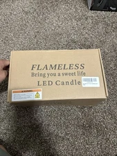 12-Pack Flameless LED Pillar Candles with  Remote & Timer - Safe Christmas Decor