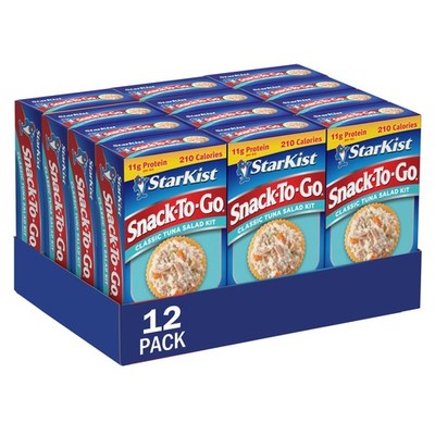 StarKist Snack-To-Go Ready to Eat Meals Tuna Salad 3.6 Ounce (Pack of 12)