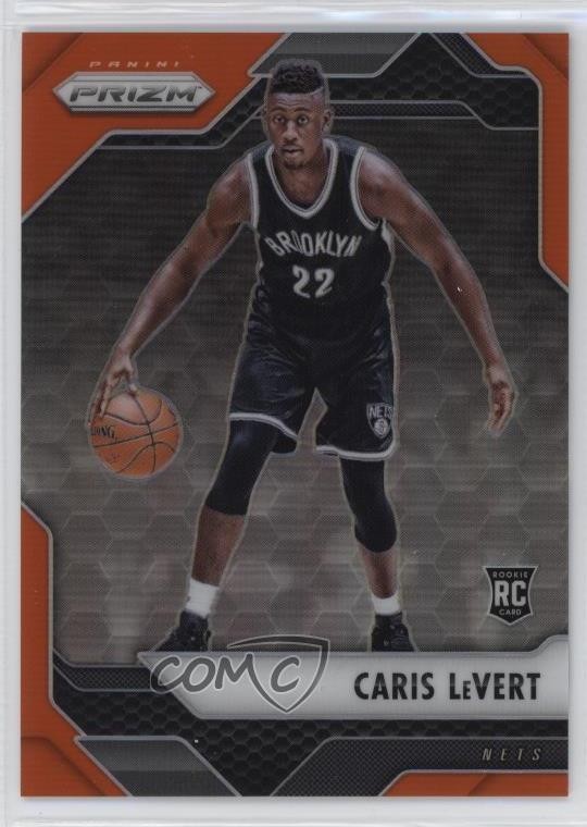 2016-17 Panini Prizm Orange Prizm /49 Caris LeVert #165 Rookie RC 5w5
