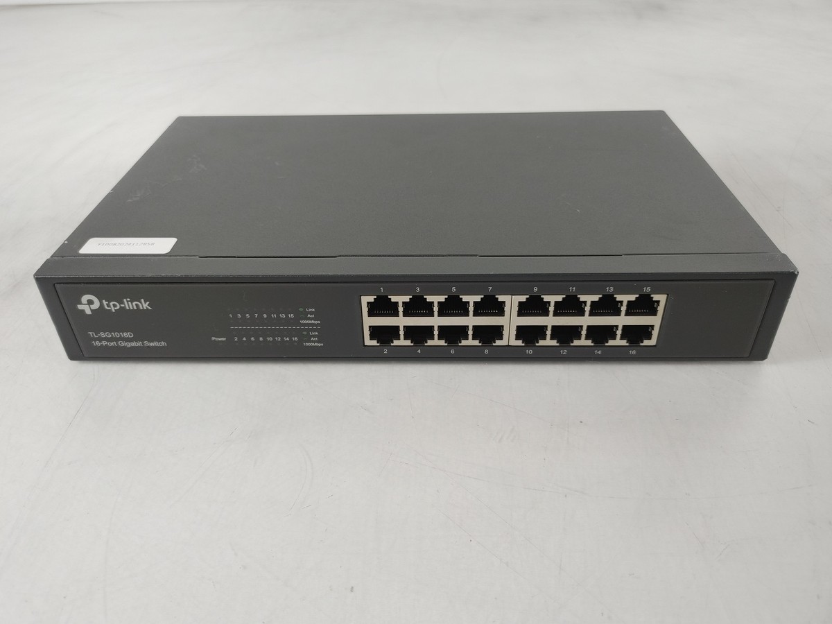 SWITCH RÉSEAU TP-LINK TL-SG1016D 16 ports 1 GBit/s EUR 39,00 - PicClick IT