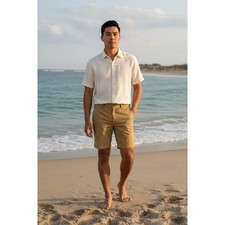 Roundtree Yorke Flat Front 7" Inseam Shorts - NWT New