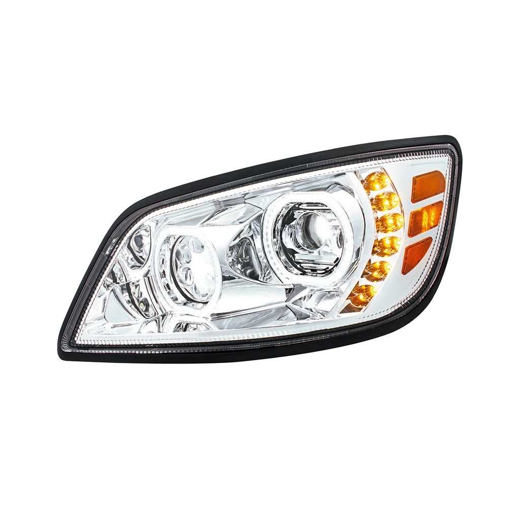 Full LED Headlight for 2005-2021 Hino 238/258/268/338 - Chrome