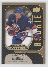 2022 Upper Deck Ovation Rookies Standing Gold Spectrum /250 Simon Holmstrom 0il7