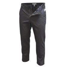 Amazon Essentials Men's Black Dress Pants 35W Straight Fit Twill Pockets