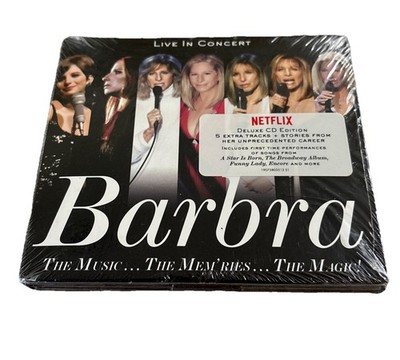 Barbra The Music The Mem ries The Magic Netflix Live in Concert Deluxe CD Sealed