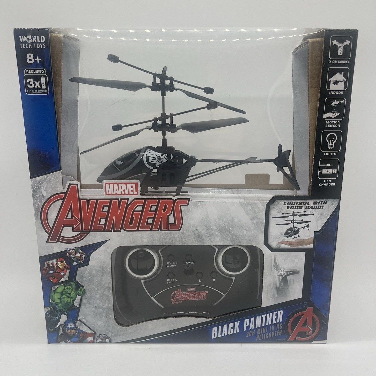 World Tech Toys Marvel Avengers Black Panther 2CH Mini IR RC 