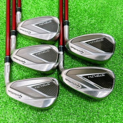 TaylorMade レディース アイアン7本(TENSEI TM40-L) Women TaylorMade STEALTH iron sets 7-9 PwSw RH TENSEI RED TM40