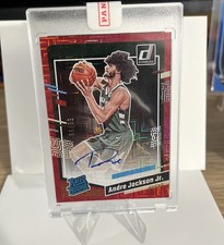 2023-24 Donruss Rated Rookies Signatures Choice Red #264 Andre Jackson Jr. /99