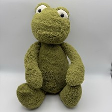 Jellycat Medium Bashful Frog Plush Green Stuffed Animal Retired Original Tag 12
