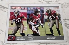 2004 Topps Total NFL Card Tampa Ronde Barber & Dwight Smith & Jermaine Phillips 