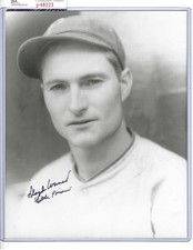 Lloyd Waner Autographed 8x10 Photo Pittsburgh Pirates Baseball HOFer JSA COA #2