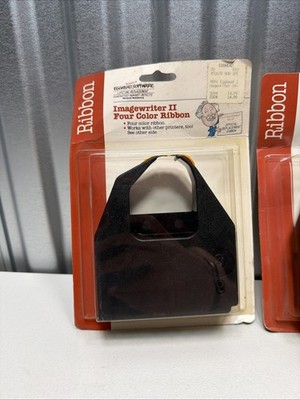 Apple ImageWriter II 黒リボン 6個セット SEALED NEW Apple ImageWriter II Four Color Ribbon Lot Of 3 | eBay