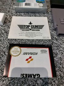 Top Gun The Second Mission Nintendo NES Complet Pal FRA Konami TBE
