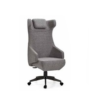 BüRostuhl Sessel Wohnzimmer Chefsessel BüRosessel Drehstuhl Office Grau Textil