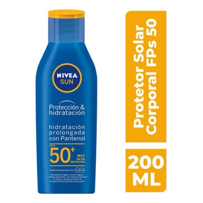 Nivea Sun Protect Sunscreen 50FPS Water Resistant Hydrating 200ml Mexican NEW