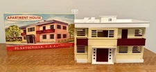 Vintage Plasticville Apartment House #1907 198 - Scale O/S in Brick Original Box