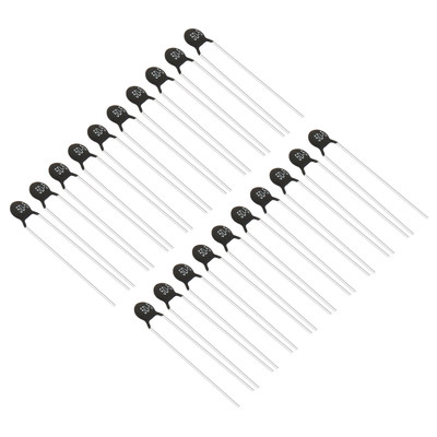 NTC Thermistors Resistors, 20Pcs 5 Ohm NTC 5 D-5 Temperature Sensor