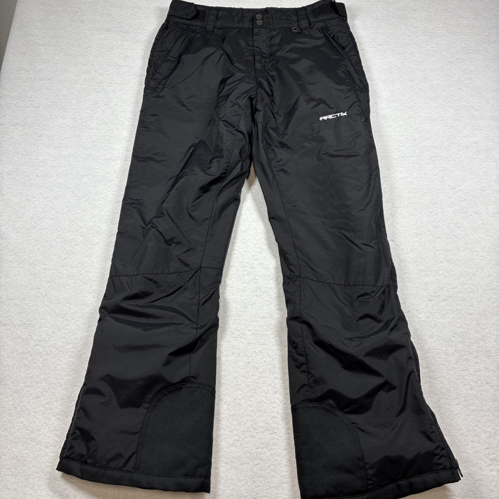 Womens Medium Black Insulated Zip Pockets Winter Ski Snowboard