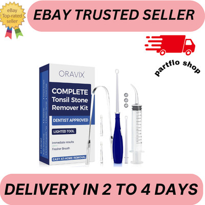 ORAVIX Tonsil Stone Remover | Tonsil Stone Removal Kit | Tonsil Stone Treatment