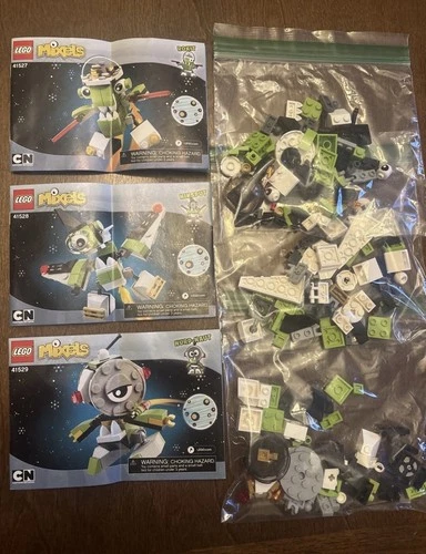 lego mixels lot, rokit 41527, niksput 41528, nurpnaut 41529