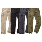 Mens Work Trousers Heavy Duty Cotton German Moleskin Army Style Combat Pant New