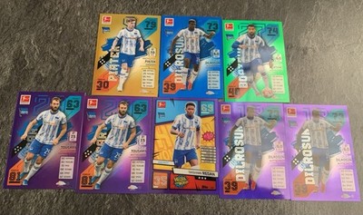 8x Hertha BSC - Sammlerkarten - Bester Zustand