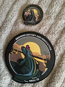 NROL-73 Dragon Mission Patch NRO Space Launch Bridging History Innovation w/coin