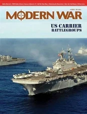 Modern War Magazine #14, DG, Carrier Battlegroup: Solitairen, + UNPUNCHED Game