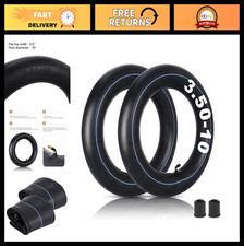 2-Pack 3.50-10 Inner Tubes for Moped, Scooter, Tricycle, Pit Bike - TR87 Valve