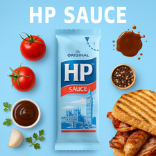 HP Sauce Sauce Sachets 11.5g 10ml - Original Flavour - Pack Size 25 to 200