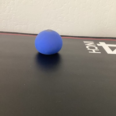 Blue & Yellow Stress Squeeze Ball, 4 in x 4 in x 4 in Hand Squeeze Ball