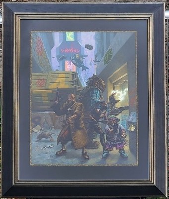 Cover Art Shadowrun Fourth Edition (FANPRO 26000) Oil Painting Mark Zug